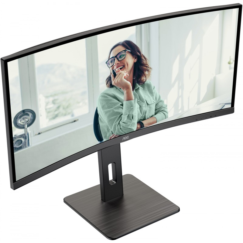 AOC CU34P3CV - 34" Ultrawide VA Curved Monitor - 3440x1440 UWQHD, HDMI/DP/USB-C — Buy in Cyprus with Fast Delivery