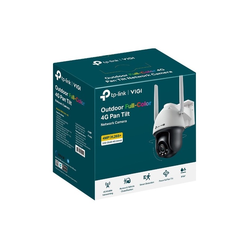 TP-Link Omada IPCam VIGI - C540-4G - 4MP Bullet, 4G LTE, Full-Color — Buy in Cyprus with Fast Delivery
