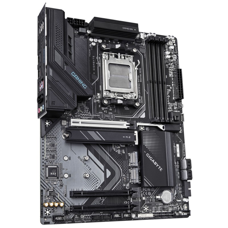 Gigabyte GA-X870 GAMING WF6 - AM5 ATX Motherboard - DDR5 4x DIMM up to 256GB, PCIe 5.0, Wi‑Fi 6/7, 2.5Gb LAN (Black)