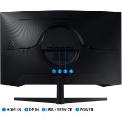 Samsung Odyssey G5 S32CG552EU - 32in Curved VA QHD 2560x1440, 165Hz, 1ms, HDR10, DP/HDMI, Black