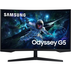 Samsung Odyssey G5 S32CG552EU - 32in Curved VA QHD 2560x1440, 165Hz, 1ms, HDR10, DP/HDMI, Black
