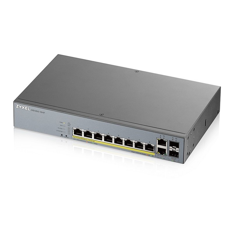 Zyxel GS1350-12HP PoE Switch - GS1350-12HP - Rackmount, Web-managed L2 — Buy in Cyprus with Fast Delivery