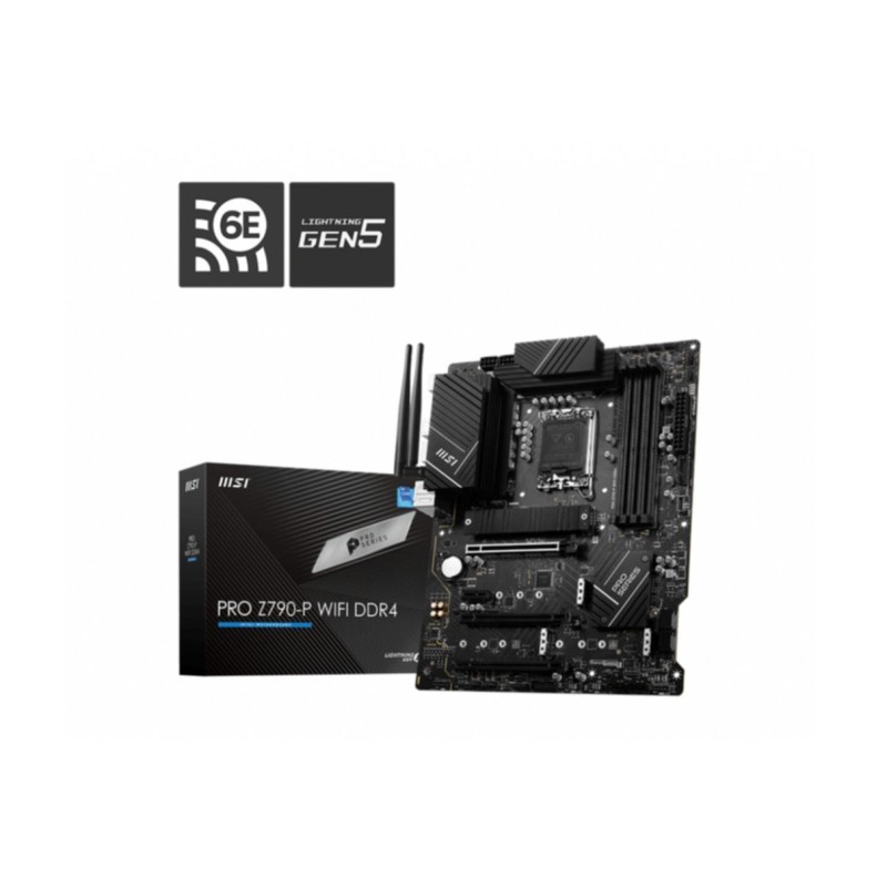 MSI Z790-P PRO WIFI - LGA1700 ATX DDR5 Motherboard - 128GB, Wi-Fi 6, 2.5Gb LAN, Bluetooth 5.3, HDMI 2.1 (Black)