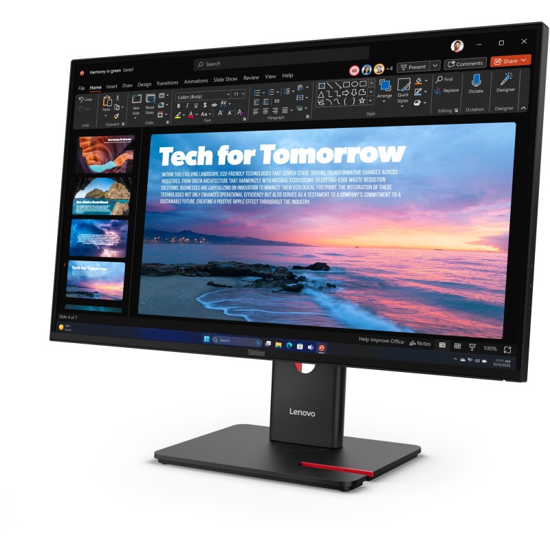 Lenovo ThinkVision T27QD-40 - T27QD-40 - 27-inch QHD monitor with HDMI, DP, USB-C — Buy in Cyprus with Fast Delivery